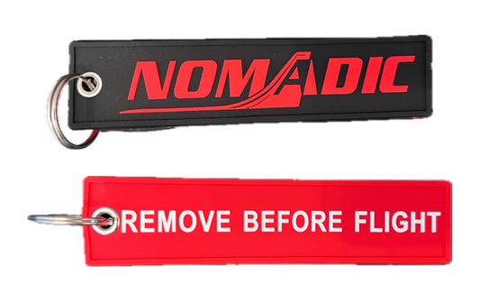 Nomadic - Remove Before Flight Keychain