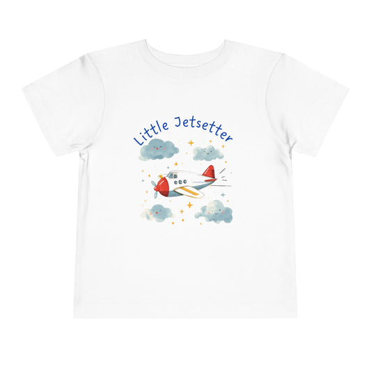 Little Jetsetter Toddler Tee — Airplane Kids Travel Shirt