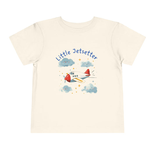 Little Jetsetter Toddler Tee — Airplane Kids Travel Shirt