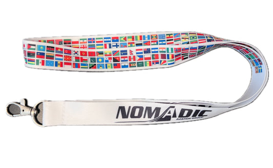 Nomadic - Worldwide Flags Lanyard