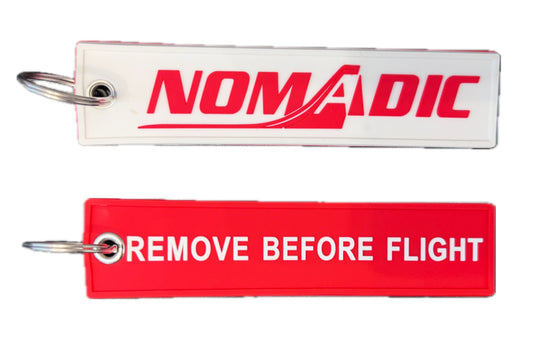 Nomadic - Remove Before Flight Keychain